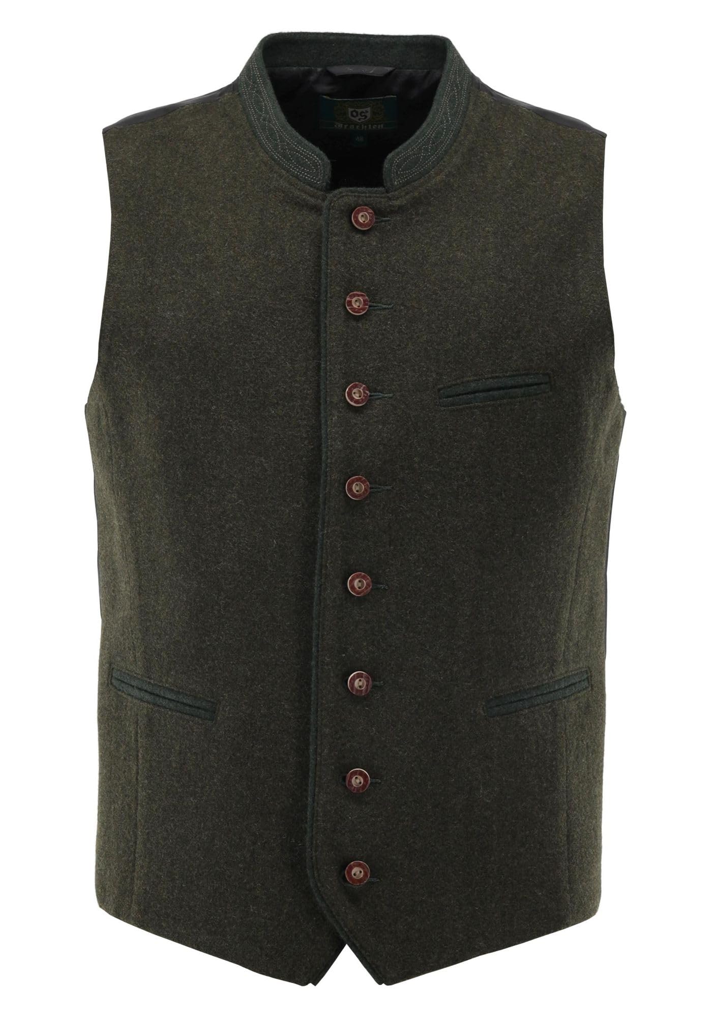 OS Trachten Trachtenweste Slim Fit Thoyad
