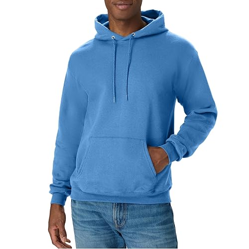 Hanes Men's EcoSmart Hoodie, Midweight Fleece, Pullover Hooded Sweatshirt