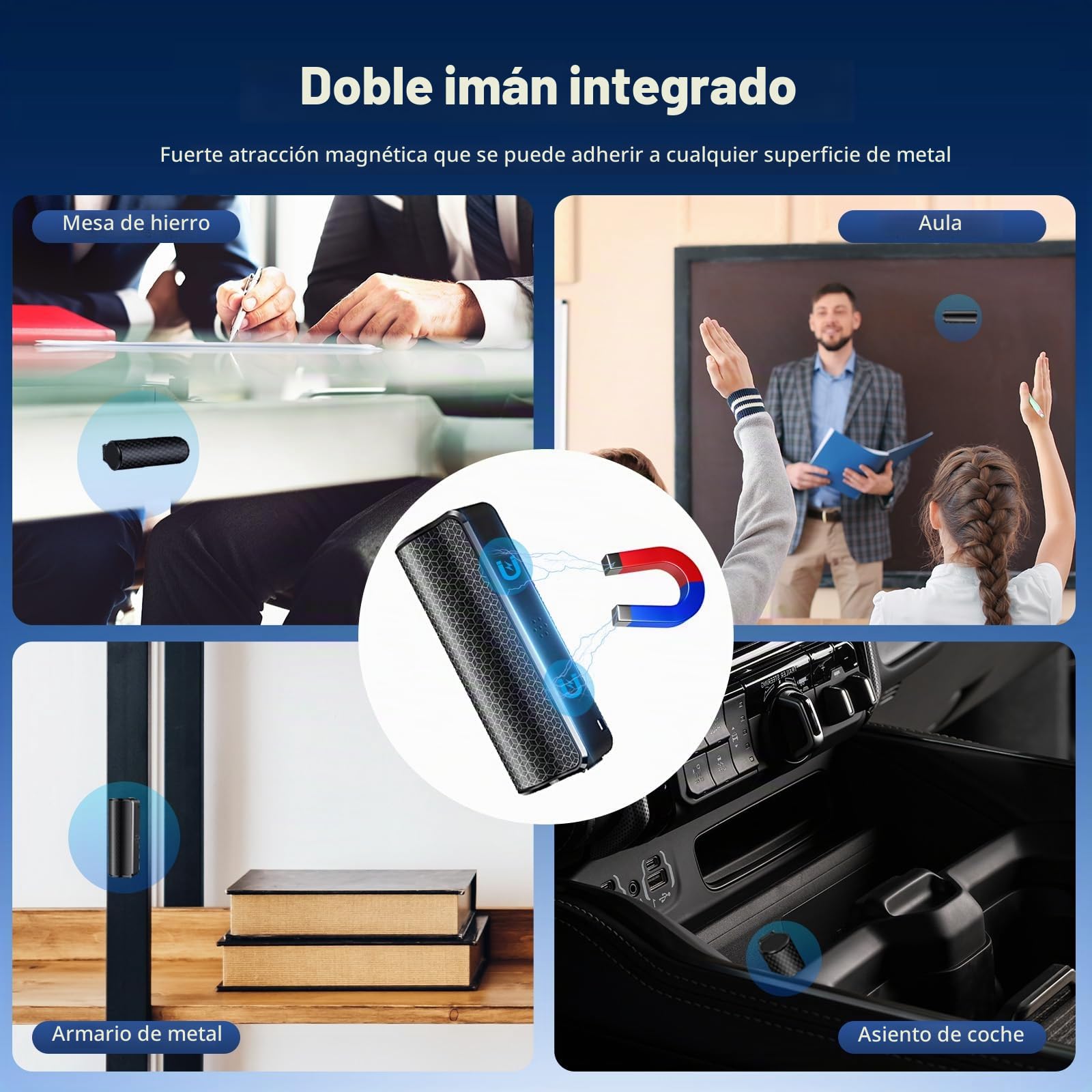 Grabadora de voz de 30 días de tiempo de trabajo continuo, grabadora de voz con activación de voz, grabadora de audio espía, recargable USB, reducción de ruido Mini grabadora de voz