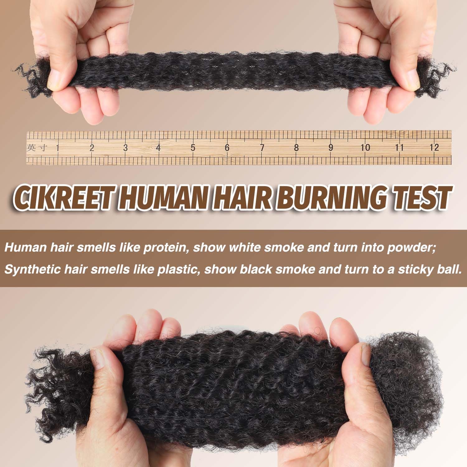 Afro Kinkys Bulk Human Hair for Twist Braiding Braids Micro Locs Mini Dreadlock Extensions Afro Kinky-Curly Human Braiding Hair Bulk Bundles for Men Women Kids 10 Inch 50g 27 Honey Blonde Soft Fluffy