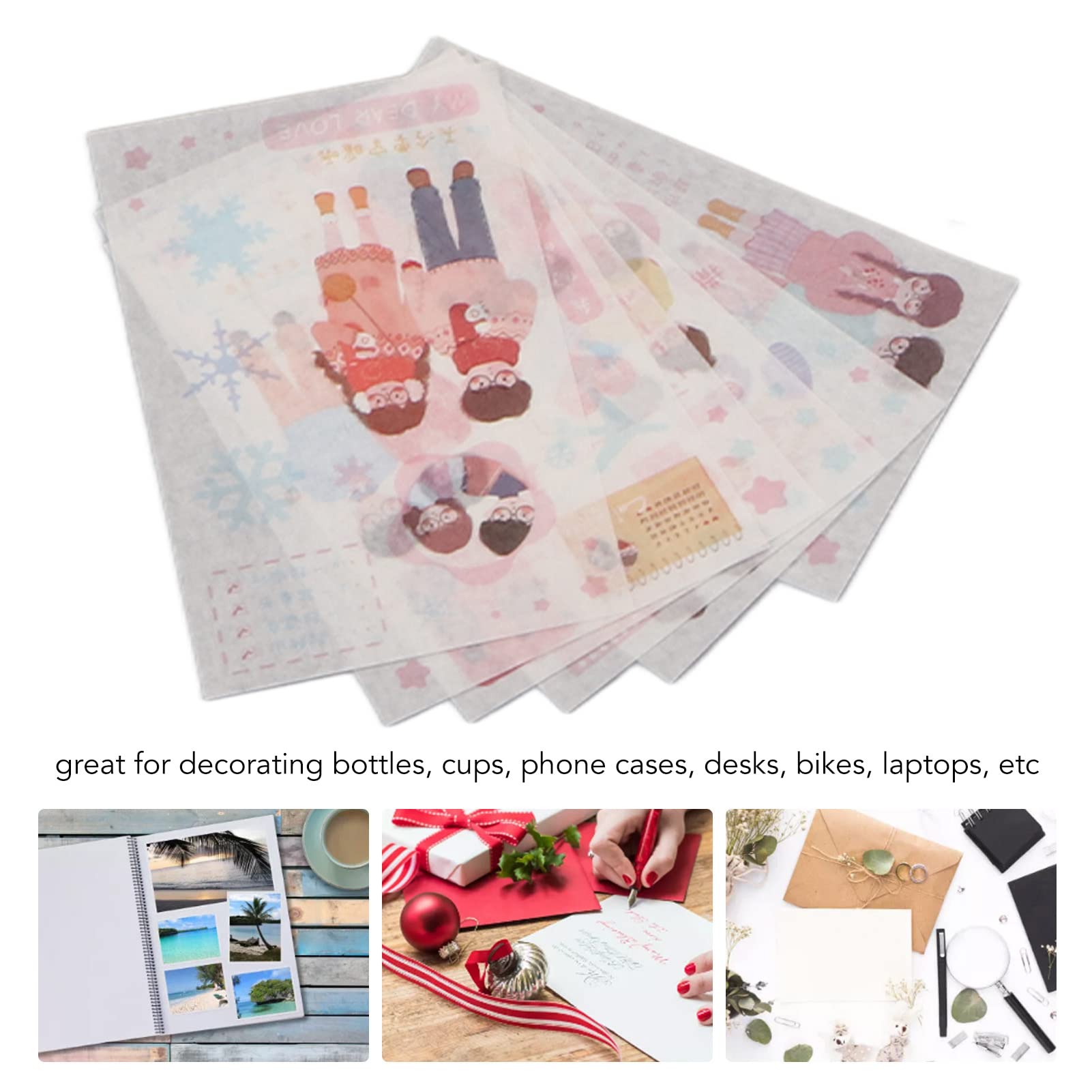 Autocollants Japonais En Papier Pour Scrapbooking - 36