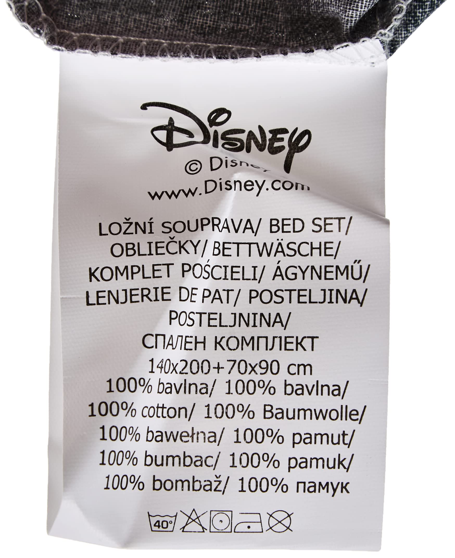 Mickey & Friends Kinder Bettwäsche-Set – 100% Baumwolle, Bettbezug 140x200 Cm & Kissenbezug 70x90 Cm, Pink