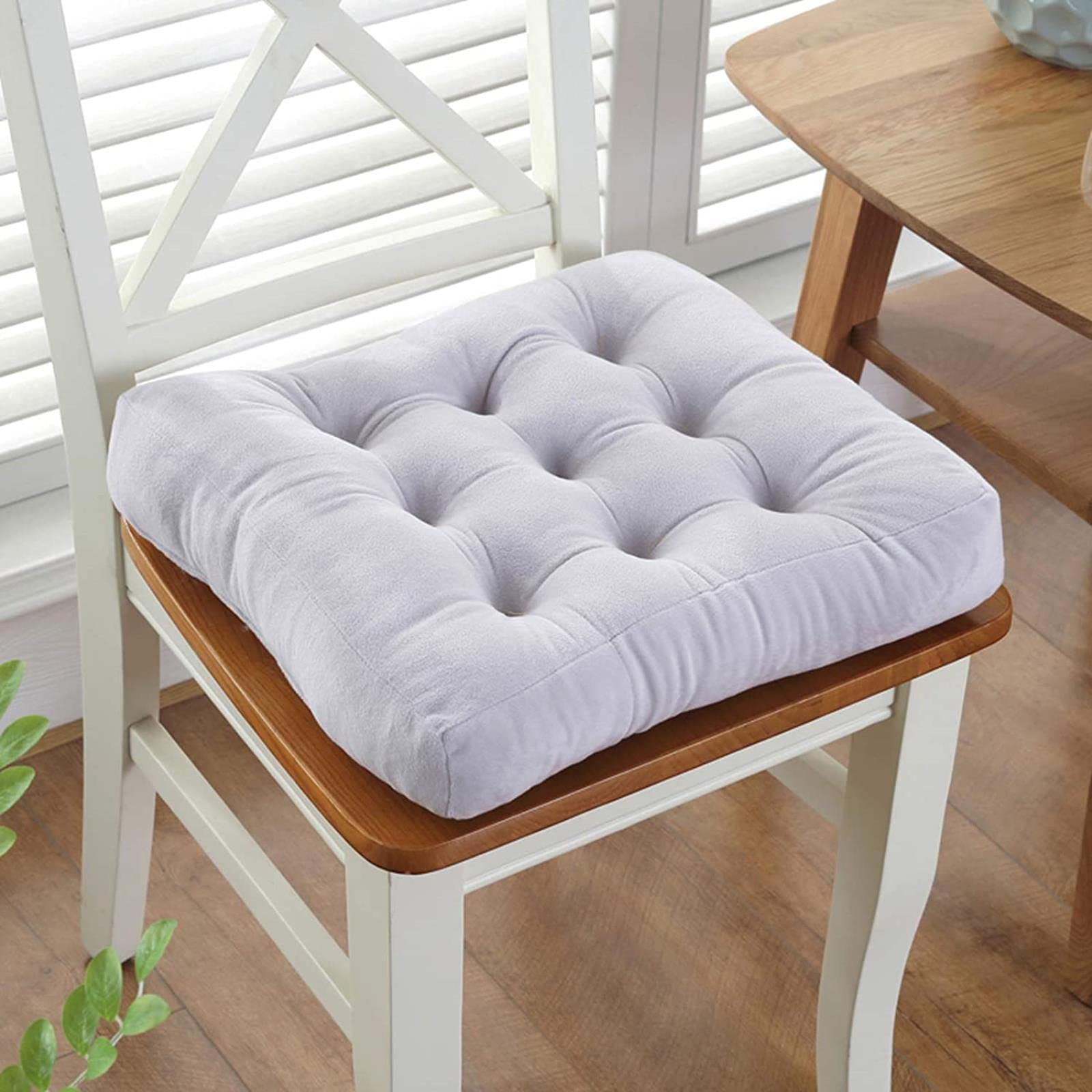 Amazon.com: SRHMYJJ Square Chair Cushions, Set of 4, Quilted