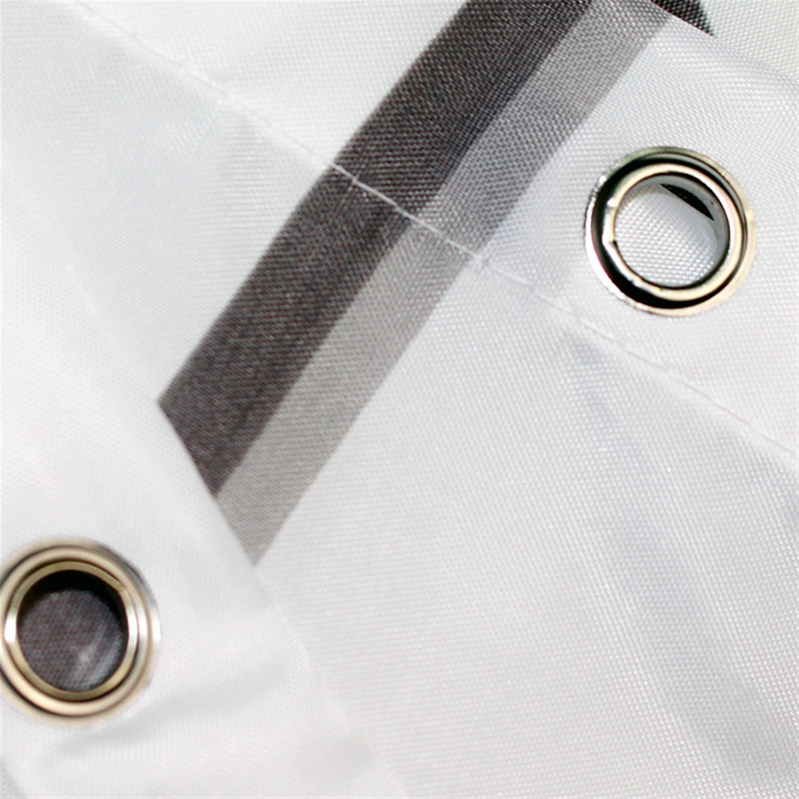 Lifup Tenda Doccia Antimuffa in Tessuto di Poliestere - Idrorepellente e Lavabile per Bagno Con Anelli Bianco 100x200cm