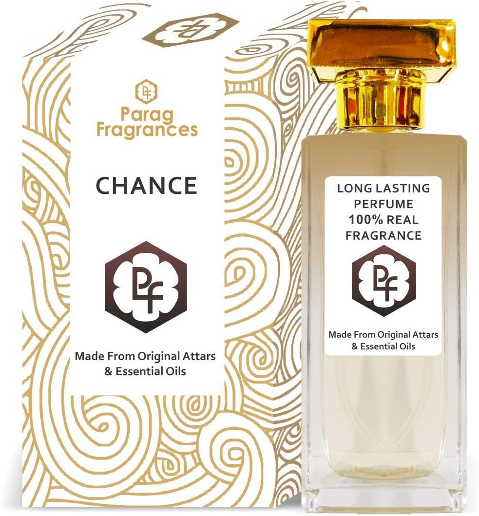 - Parag Fragrances Chance Eau De Perfume 60ml (Unisex) Long Lasting Perfume With Imported Crystal Glass Bottle