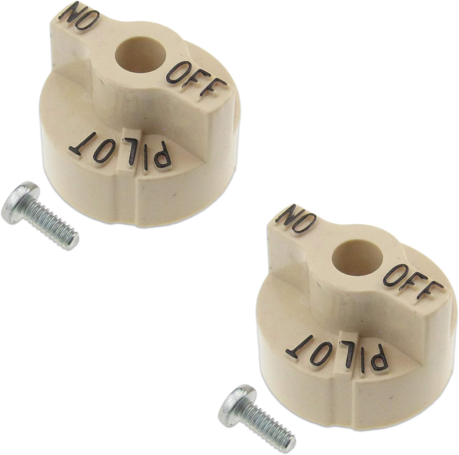 2 x Henny Penny Fryer Gas Valve Pilot Beige Knob Imperial Elite PITCO Falcon