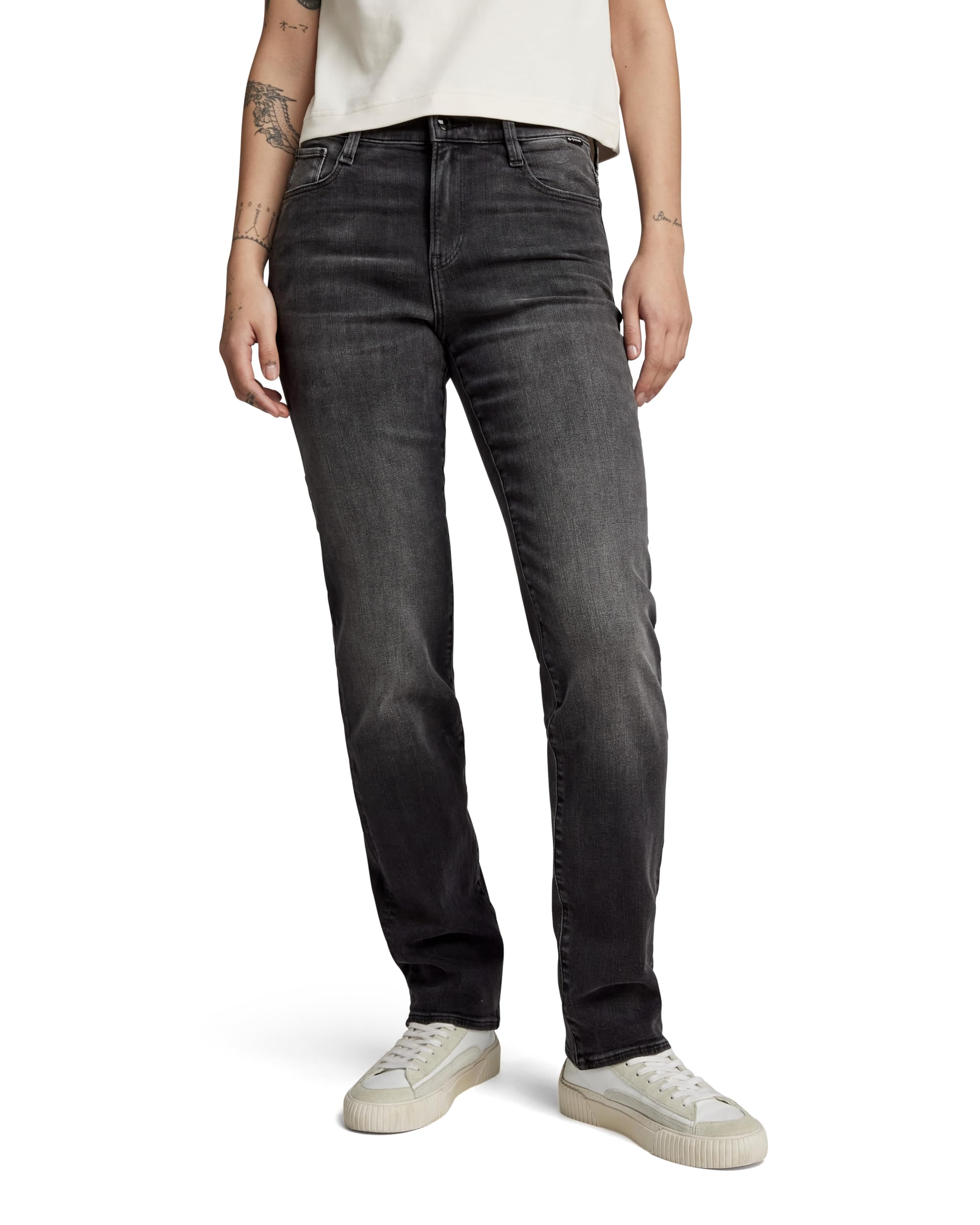 G-Star Damen Strace Straight Jeans