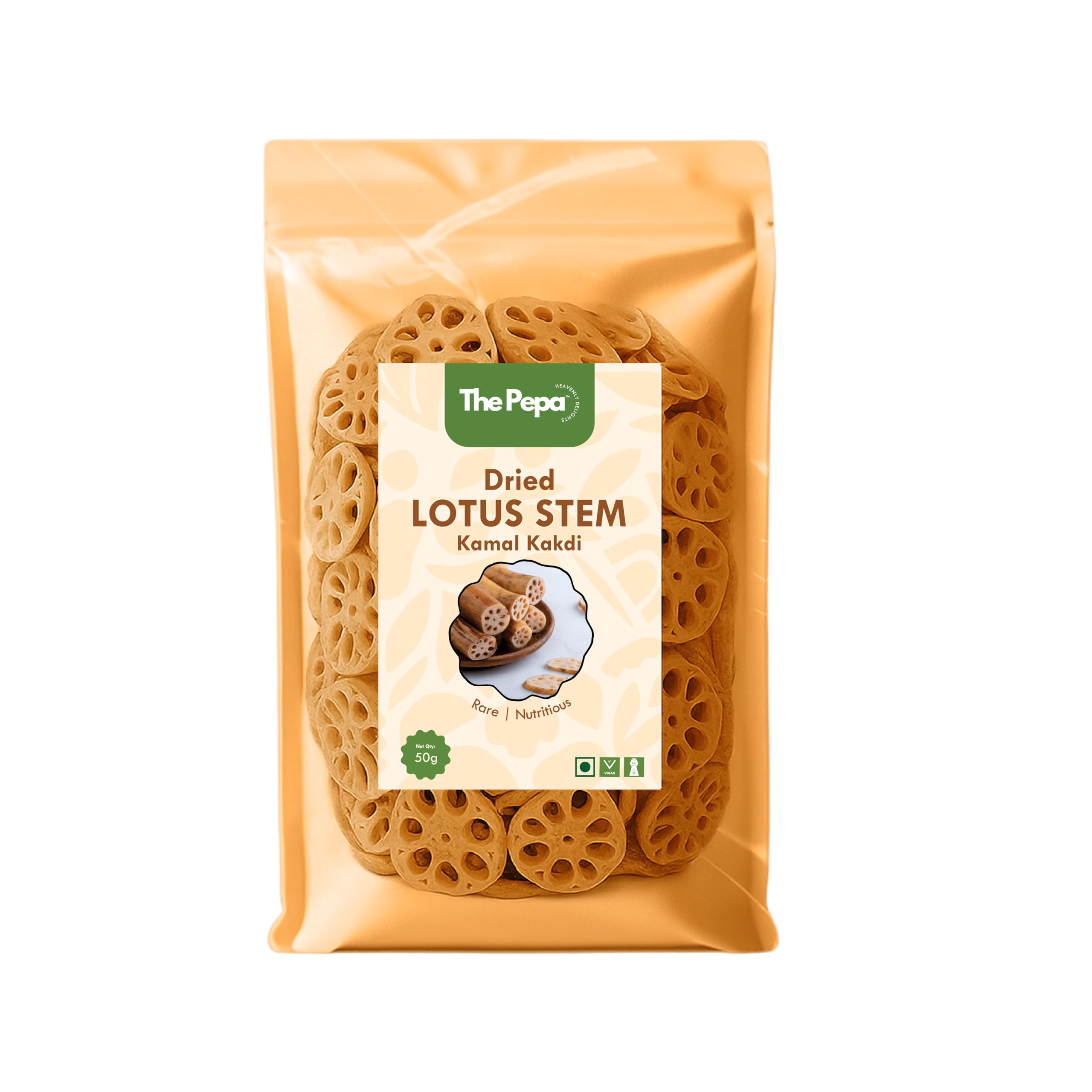 The Pepa Dehydrated Lotus Stem | Dried Kamal Kakdi | Machine Dried | Perfect for pickles, snacking & much more | No Artificial Color & Preservatives - 100g-image-20