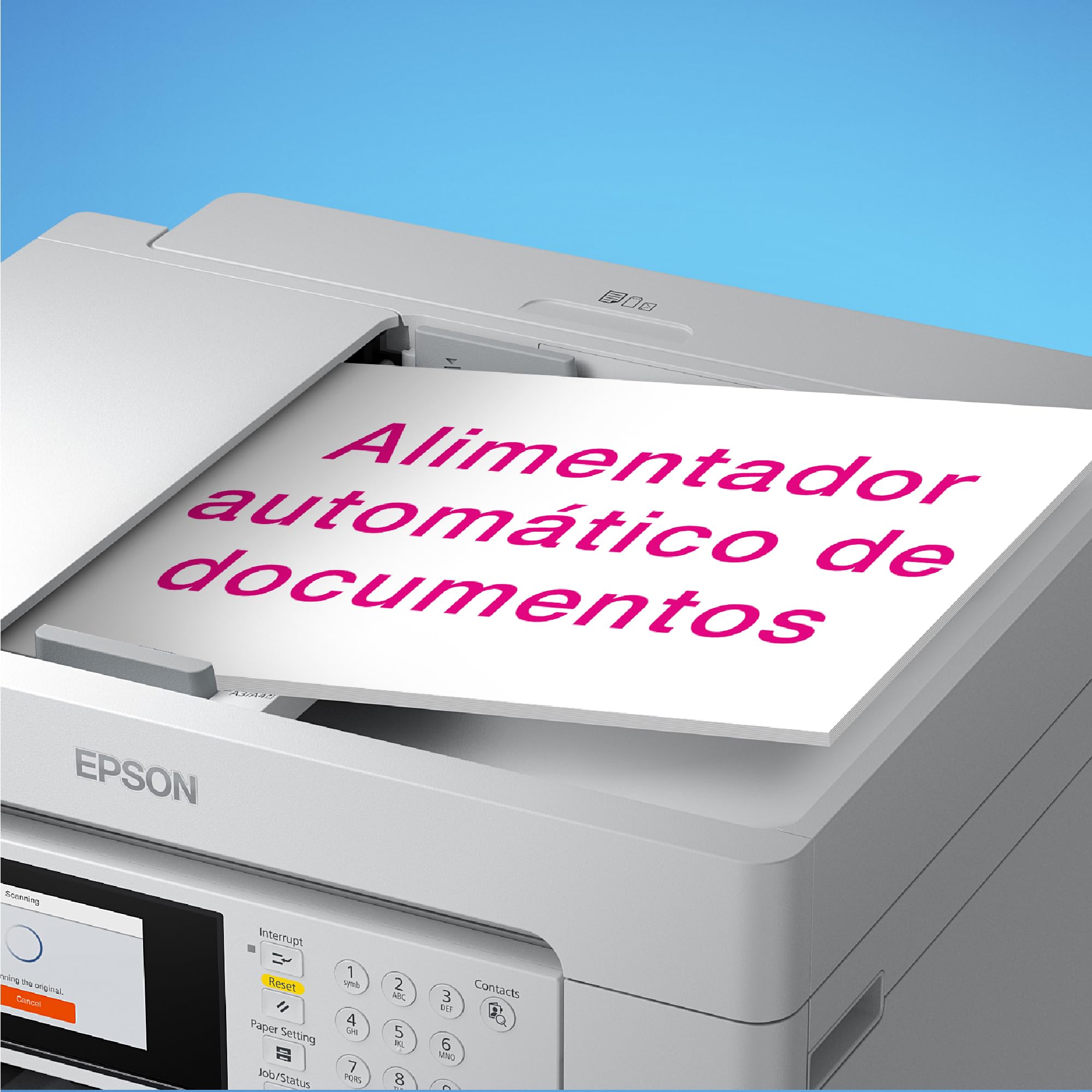 Epson EcoTank Pro ET-16685 Impresora de Depósito de Tinta | Impresión de Gran Volumen | Wi-Fi | A3+ | Imprimir, Copiar, Escanear, Fax | Pantalla Táctil 10.9cm | ADF | Bandejas Alta Capacidad | PCL