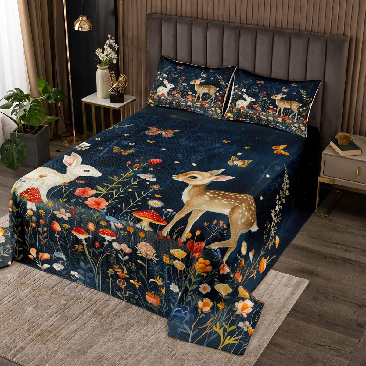 Homewish Cartoon Gamepad Bedspread Twin Size,Colorful Graffiti Gamepad Bedding Set 2Pcs,Video Games Comforter Set for Kids Boys Girls Teens Room Decor,Fashion Gamer Quilt Coverlet,1 Pillowcase