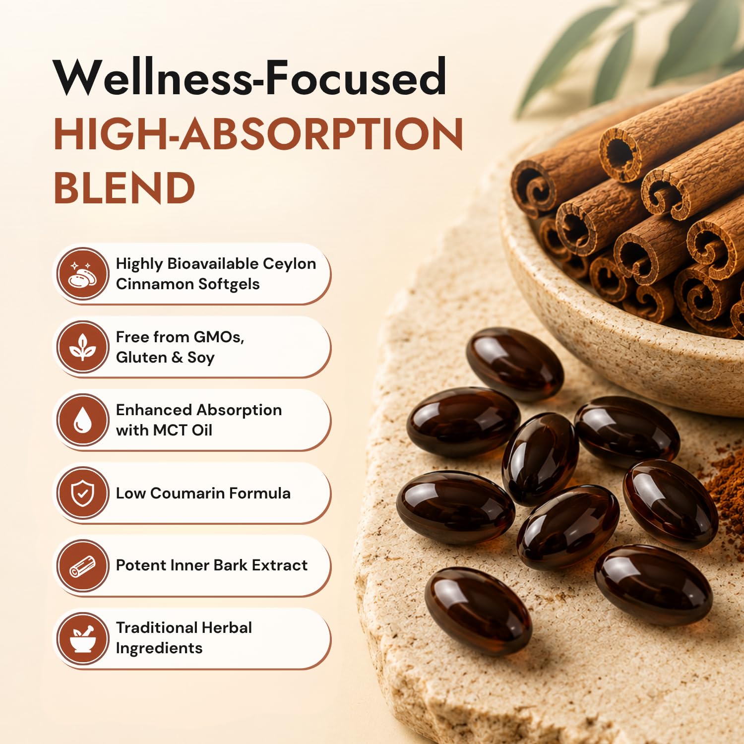 Primal Remedies Ceylon Cinnamon Capsules with Organic MCT Oil, 60 Softgels — Amazon image 7