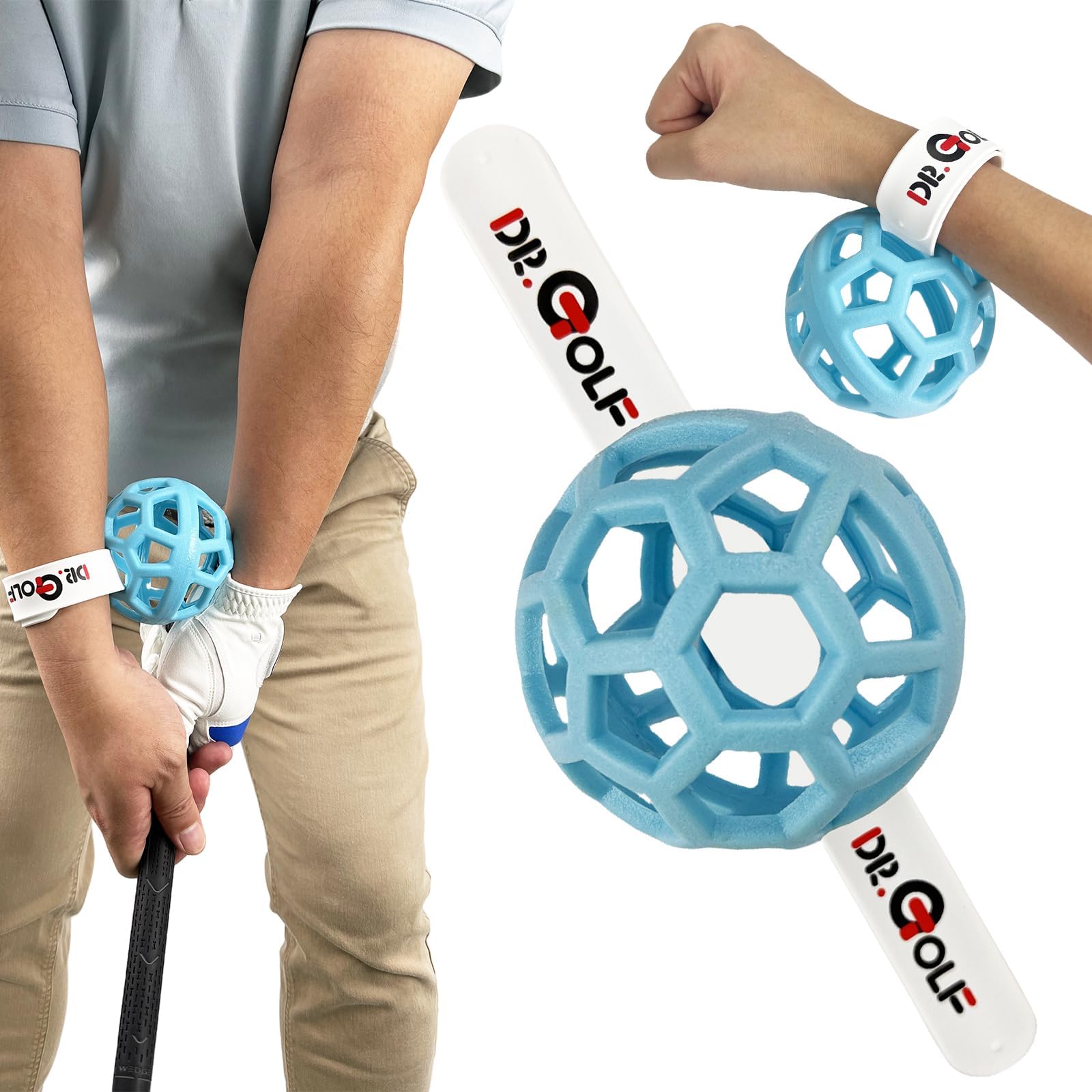 Swing Training Ball， Avoid Chicken Wing, PGA Recommend, Patented Golf Swing Training Aid