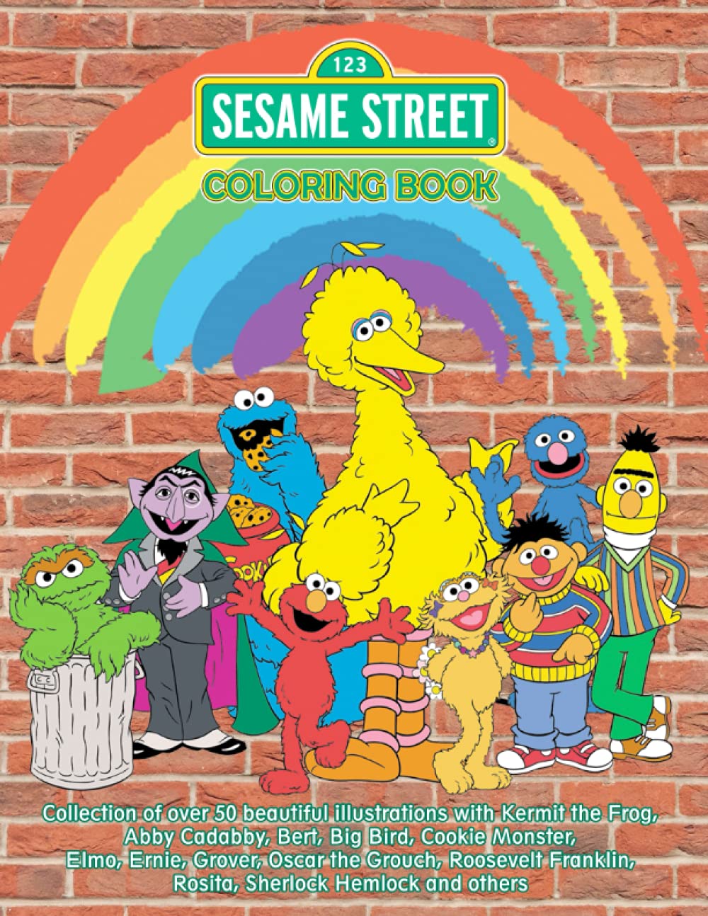 Buy Coloring Book: Sesame Street: Collection of over 50 beautiful ...
