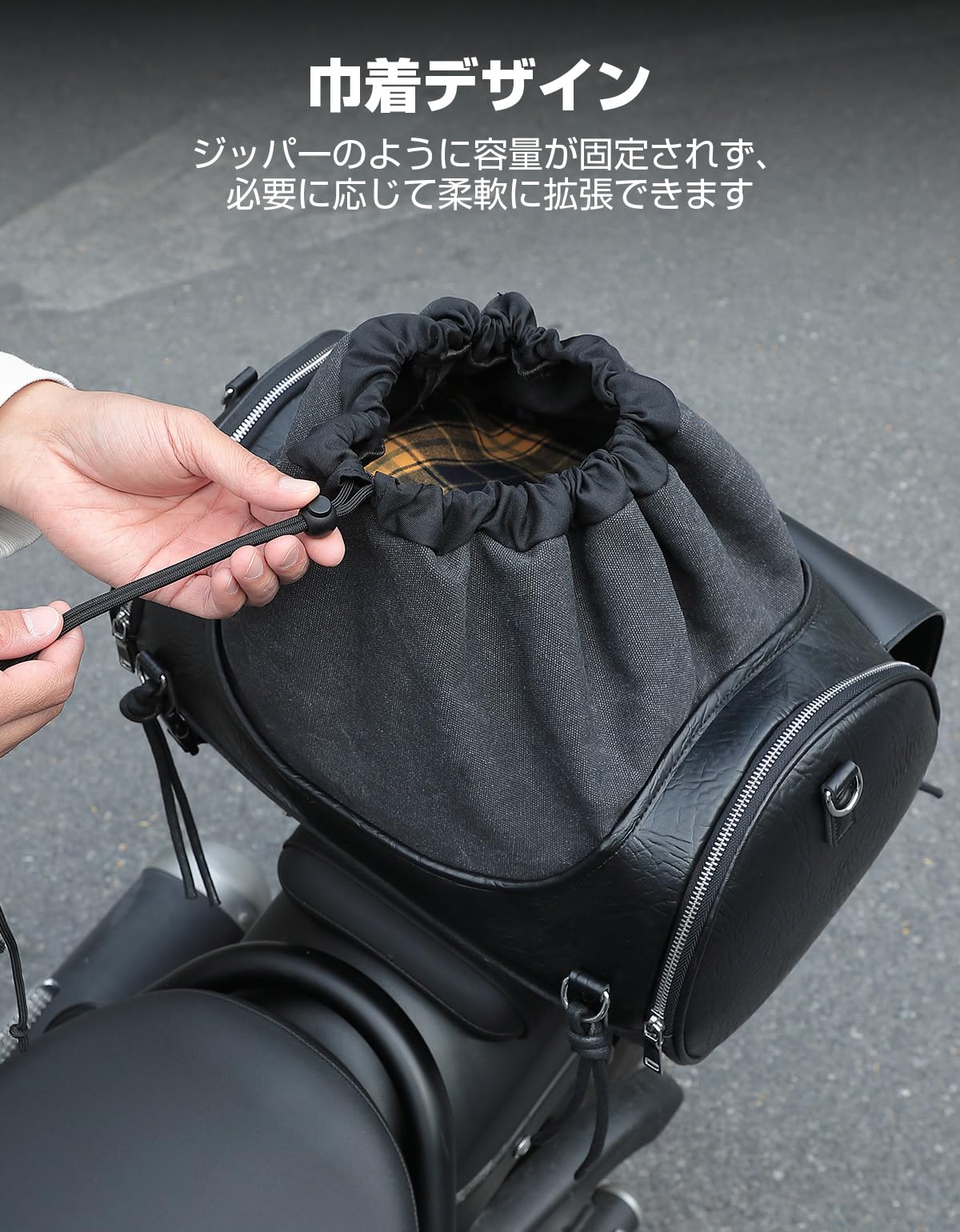 早い者勝ち！バイク用　ツーリングリア用バッグ！ Amazon | KEMIMOTO バイクシートバッグ バイクバッグ 約20L容量