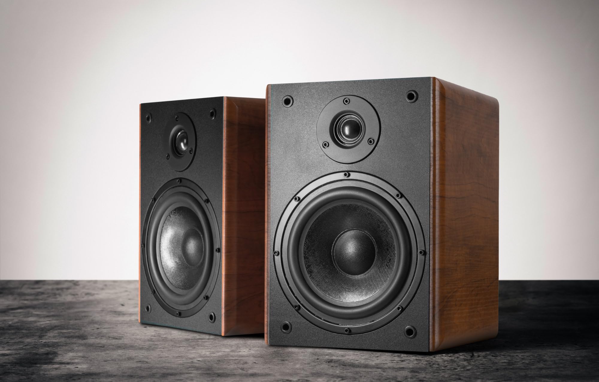 McGrey BSS-365 BN Coppia Diffusori da Scaffale HiFi 6, Casse HiFi Compatte | Potenza: 60 Watt (RMS)/ 120 Watt (Peak), Sistema 2 Vie, Woofer 6, 5" (16, 5 cm), Tweeter 1, 0" (2, 54 cm) con cupola in seta