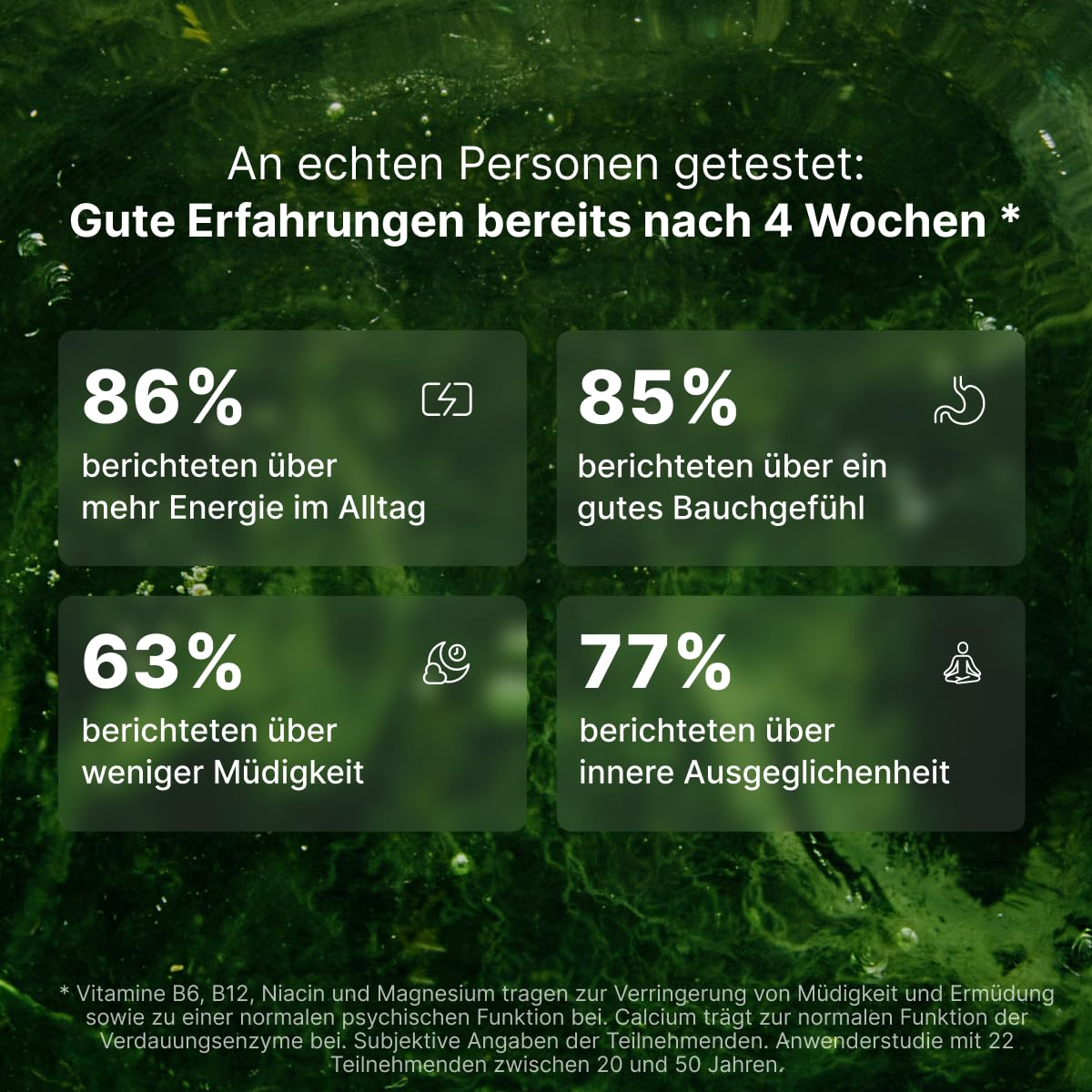 Greens Starter Bundle – All-in-One Pulver - 99 Inhaltsstoffe mit Vitamine Mineralstoffe & Darmbakterien - Superfood Drink inkl. Trinkflasche - Apfel-Kiwi - 30 Portionen