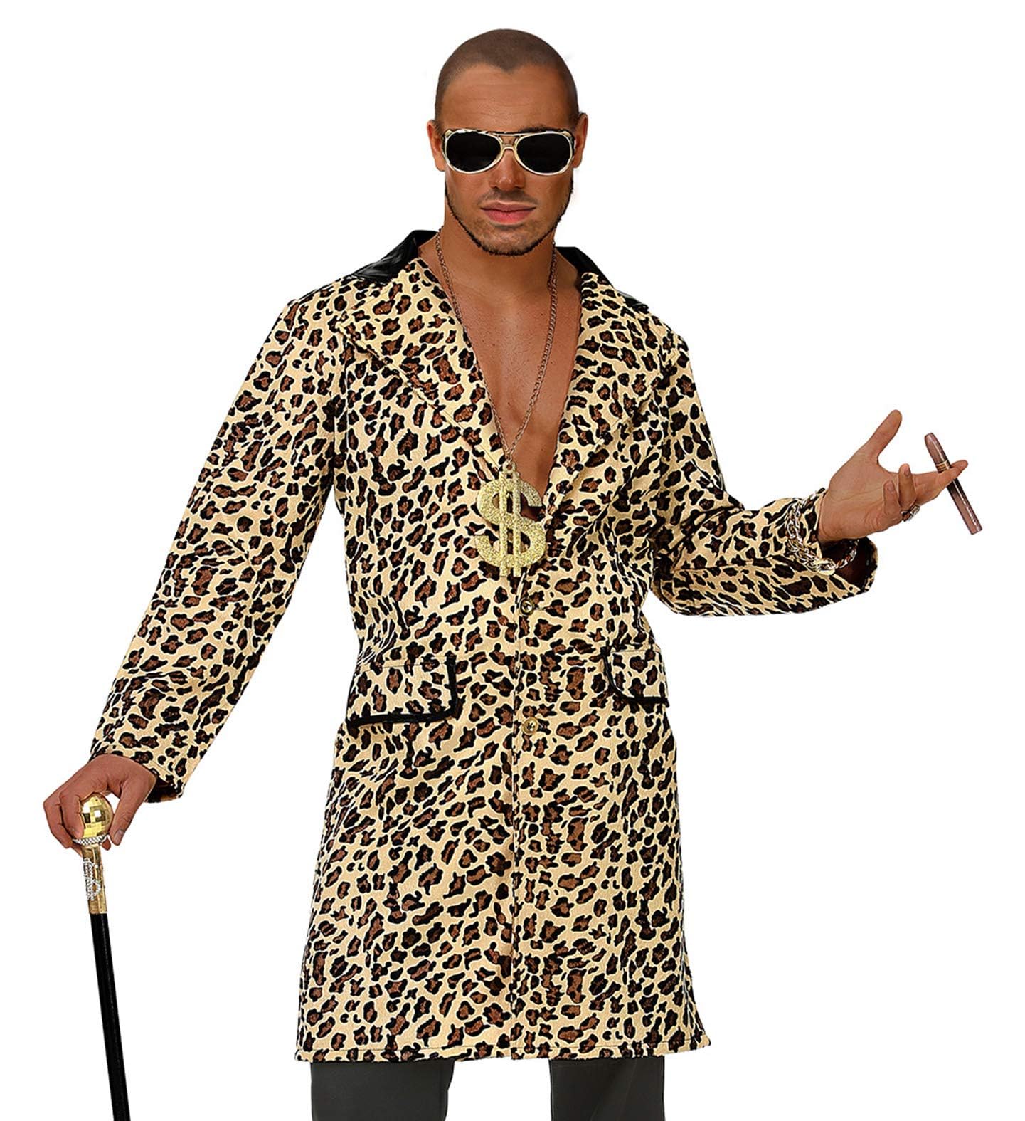 Widmann 85844 Adult Hustler Costume Multi-Coloured