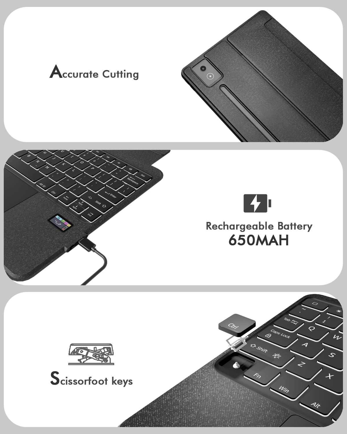 Amazon.co.jp: Lenovo Idea Tab Pro 12.7用キーボードフォリオ