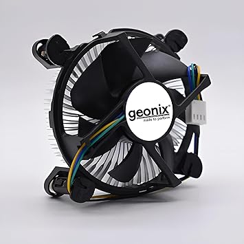 Geonix LGA 1200 CPU FAN I Black I Low Power Cosumption I Optimal Cooling Performance I 1 Year Warranty - image, photos