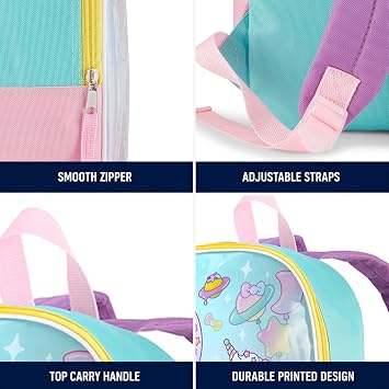 Hello Kitty and Friends Backpack for Girls - 15 Cute Kids Bookbag | Hello Kitty Toddler Backpack with Padded Straps & Large Zip Compartment