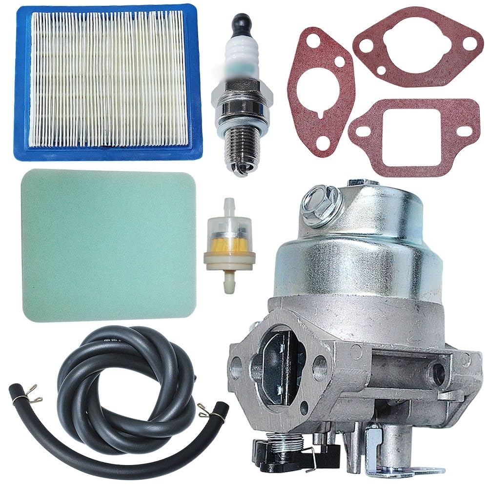 Carburadores Junta De Carburador para GCV135 para GCV160, Filtro Combustible Y Aire, Tubo Flexible, Bujía, Motor Cortacésped