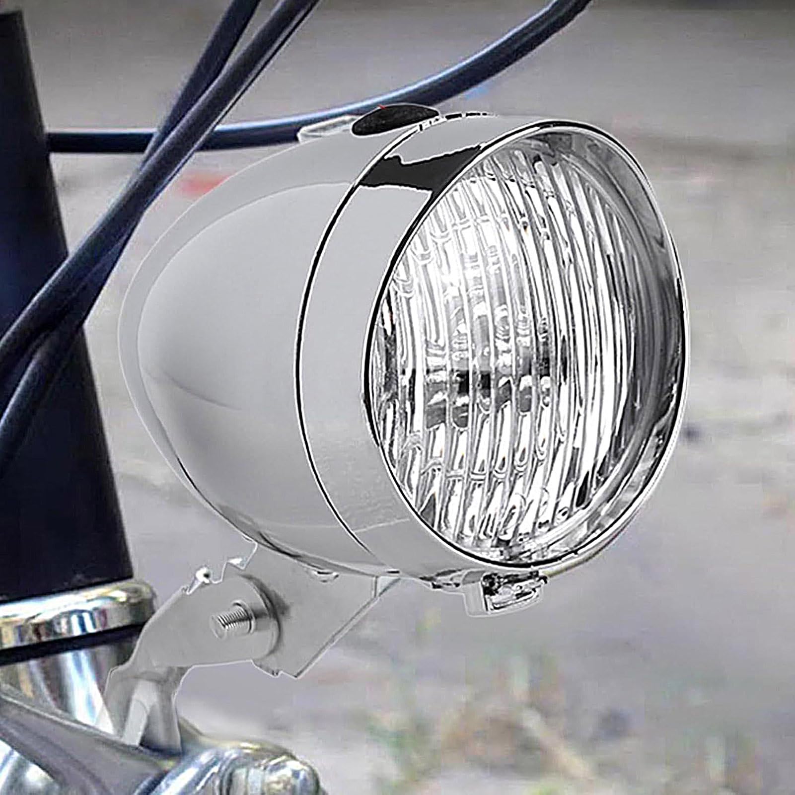 Faro Anteriore per Bicicletta | Lume Frontale Bicicletta,Faro a LED Retro Impermeabile per Uomini Donne Ragazzi e Monopattino Notturno