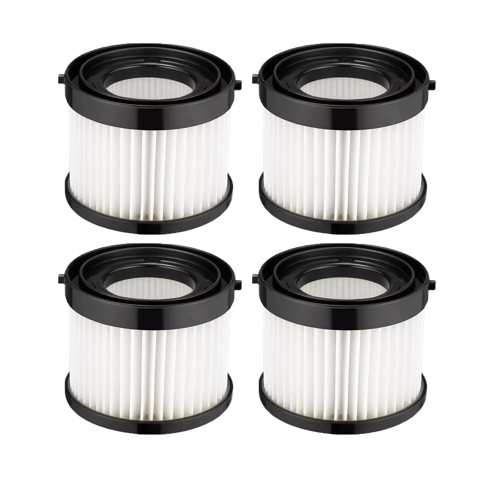 4 Pack 49-90-0160 HEPA Filter Compatible with Milwaukee 49-90-0160 0882-20 M18 Compact Vacuum