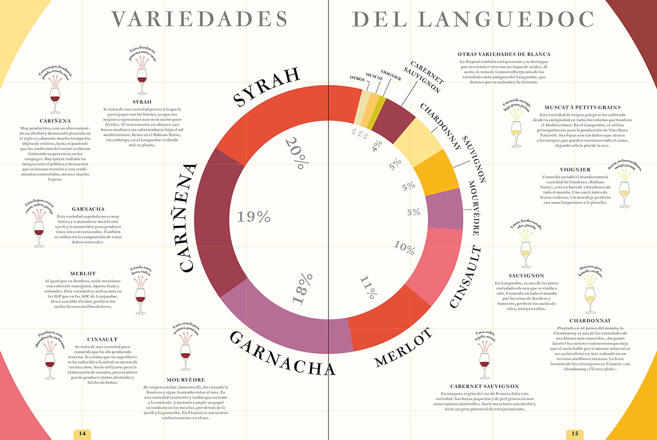 Ruta de los vinos franceses: Atlas de los viñedos de Francia (BEBIDAS)