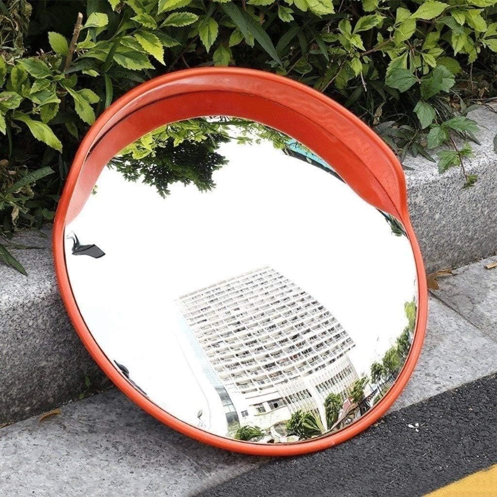 Tunnel Vehicle Dummy Mirror Angle, Durable 30-80CM Durable Portable Convex Mirror Portable Traffic Safety Mirror (Size: 45CM)