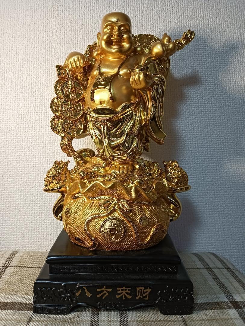 弥勒菩薩の化身 金色に輝く布袋様 Discover 4 弥勒菩薩 | 仏像フィギュア
