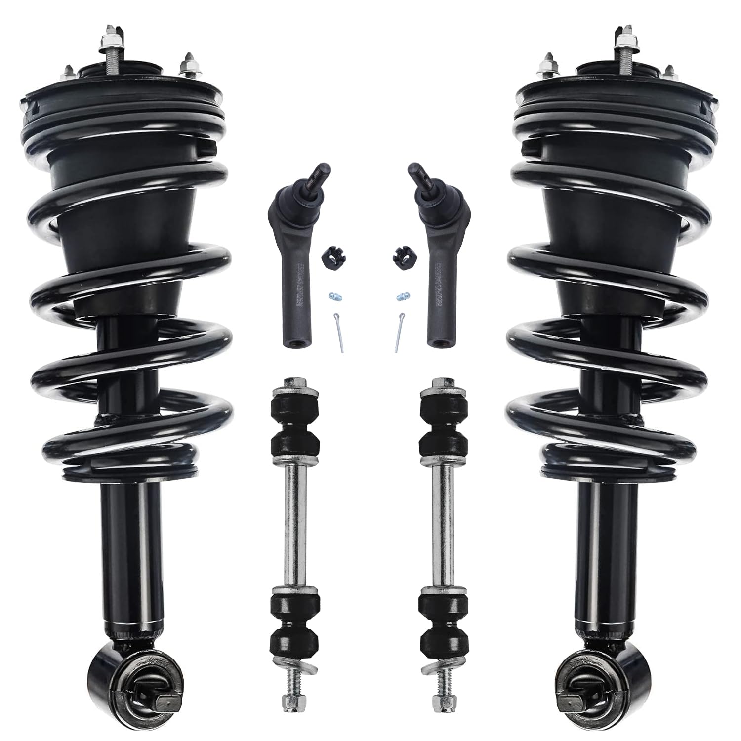 Detroit Axle - 4WD Front 6pc Struts Kit for 14-18 Chevrolet Silverado 1500