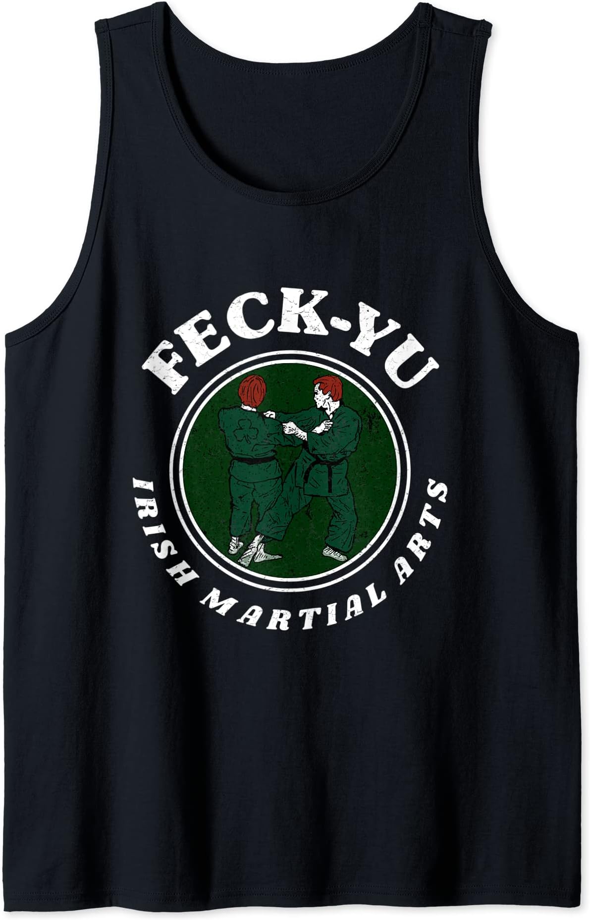 FECK-YU Irish Martial Arts Funny Pun Tank Top