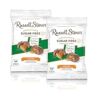 Vista 1 de Russell Stover Caramelos de crema de mantequilla sin azúcar, bolsa de 3 onzas (paquete de 2)