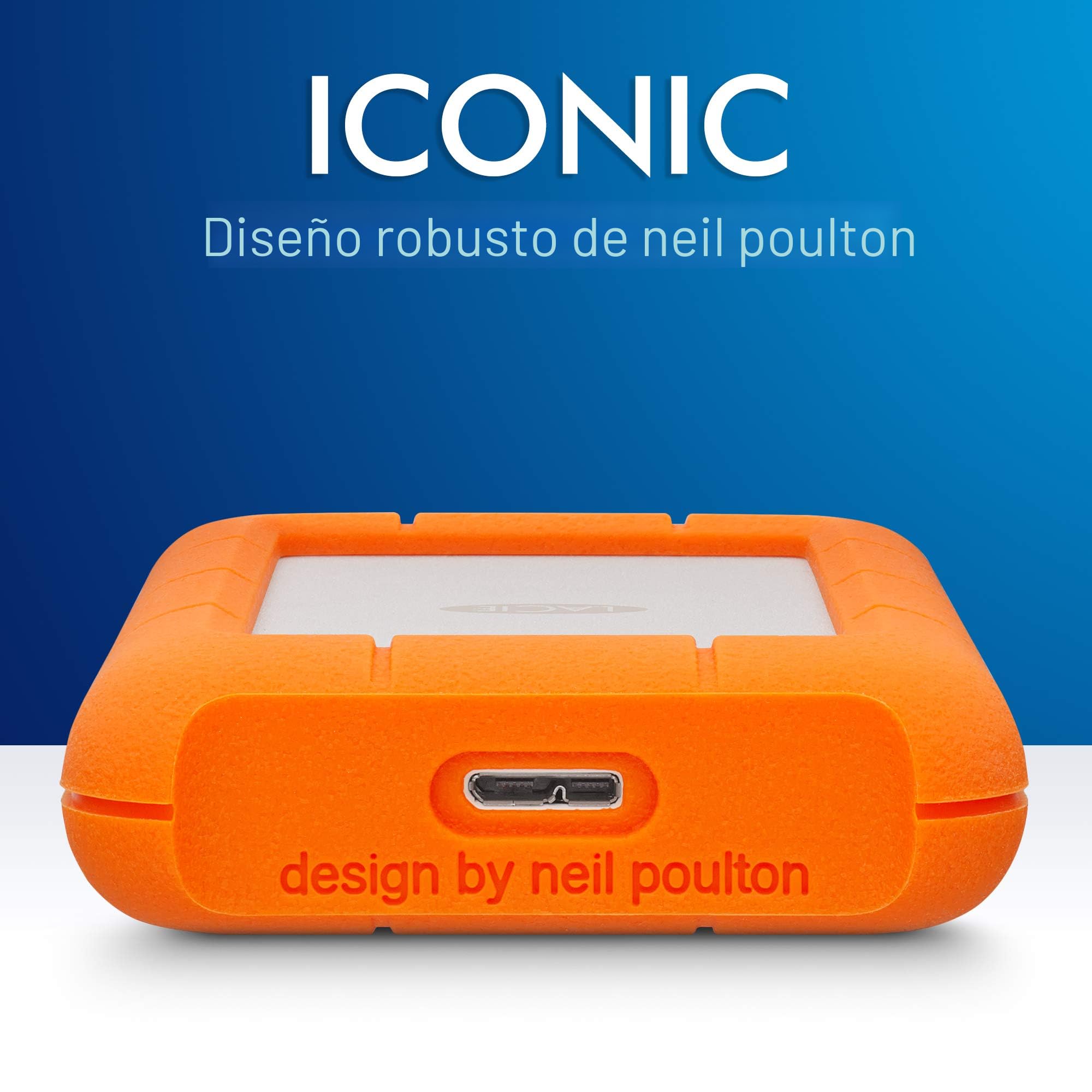 【新品開封済】LaCie Rugged Mini HDD 5TB USB3.0 Amazon.com: LaCie Rugged HDD Externo Portátil de 5TB - Compatible