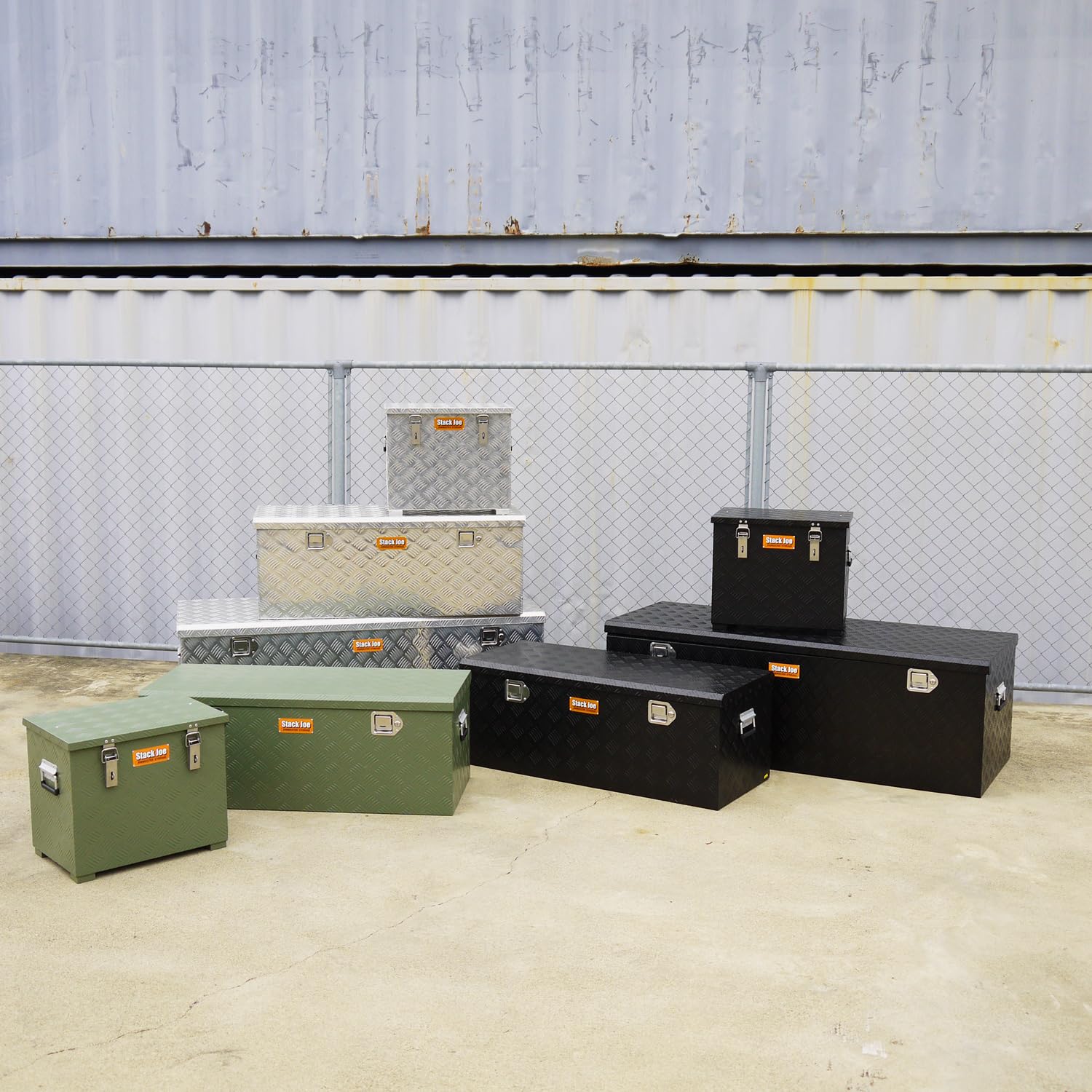 Amazon.co.jp: JOB MASTER STORAGE【ブラック】 STACK JOE スタック 