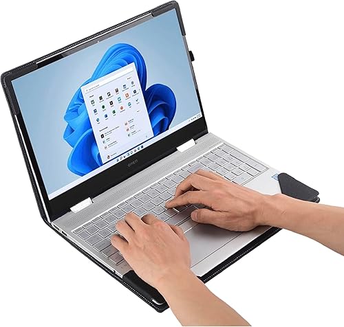 Miniatura 5 de Funda para laptop HP OMEN Gaming de 16.1 pulgadas, 16z-xdxf 16-xfwf 16t-wf y Victus 16-sr 16t-sr 16-d, funda protectora de piel sintética