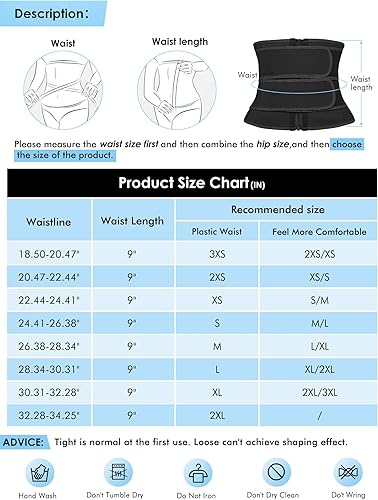 Miniatura 5 de Atbuty Entrenadores de cintura de torso corto para mujer, corsé debajo del busto, de látex, faja deportiva de reloj de arena