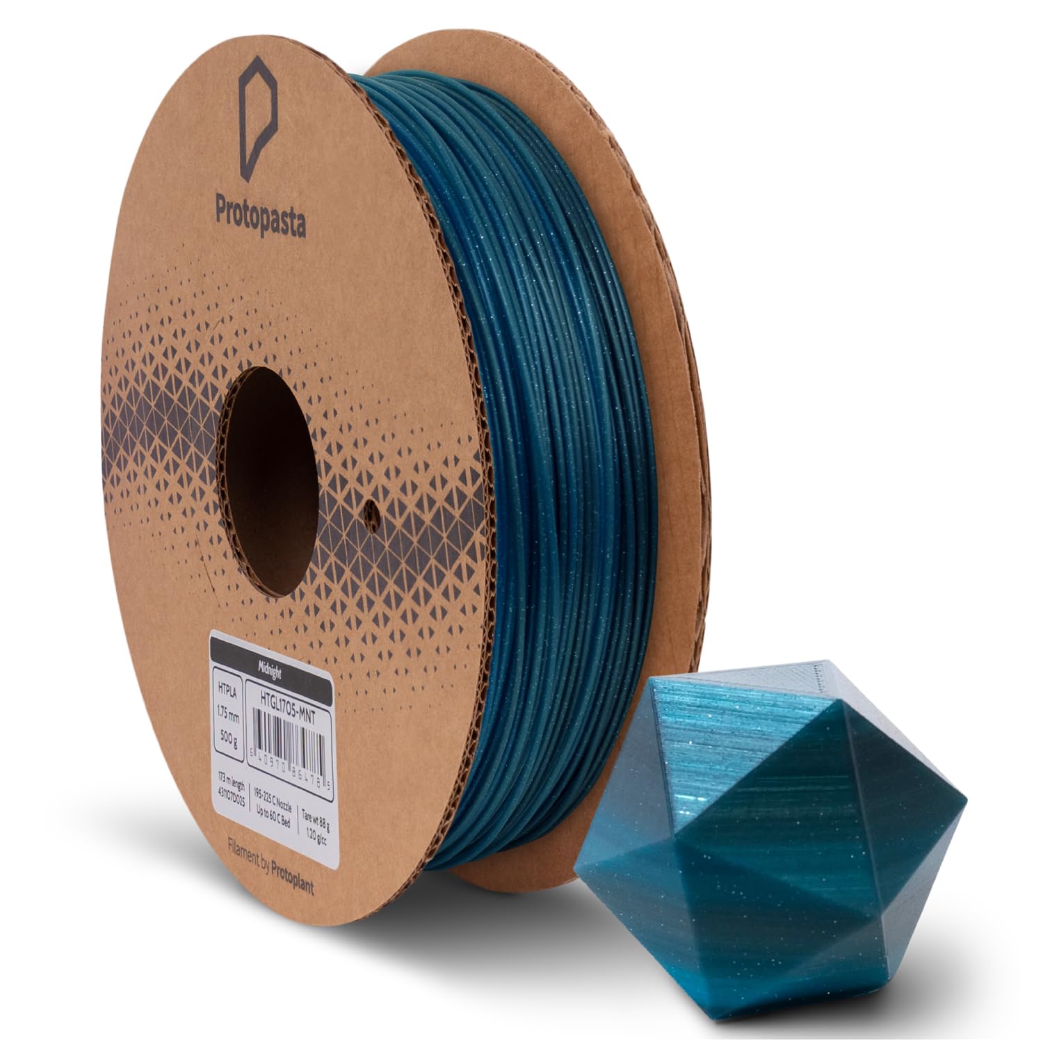 Midnight Multicolor HT PLA, 1.75mm 500g Spool