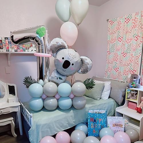 Vista 15 de Globos plateados con el número 40, globos de 40 pulgadas, globos de aluminio de Mylar de 40 pulgadas para fiesta de cumpleaños de 40 años, S-número