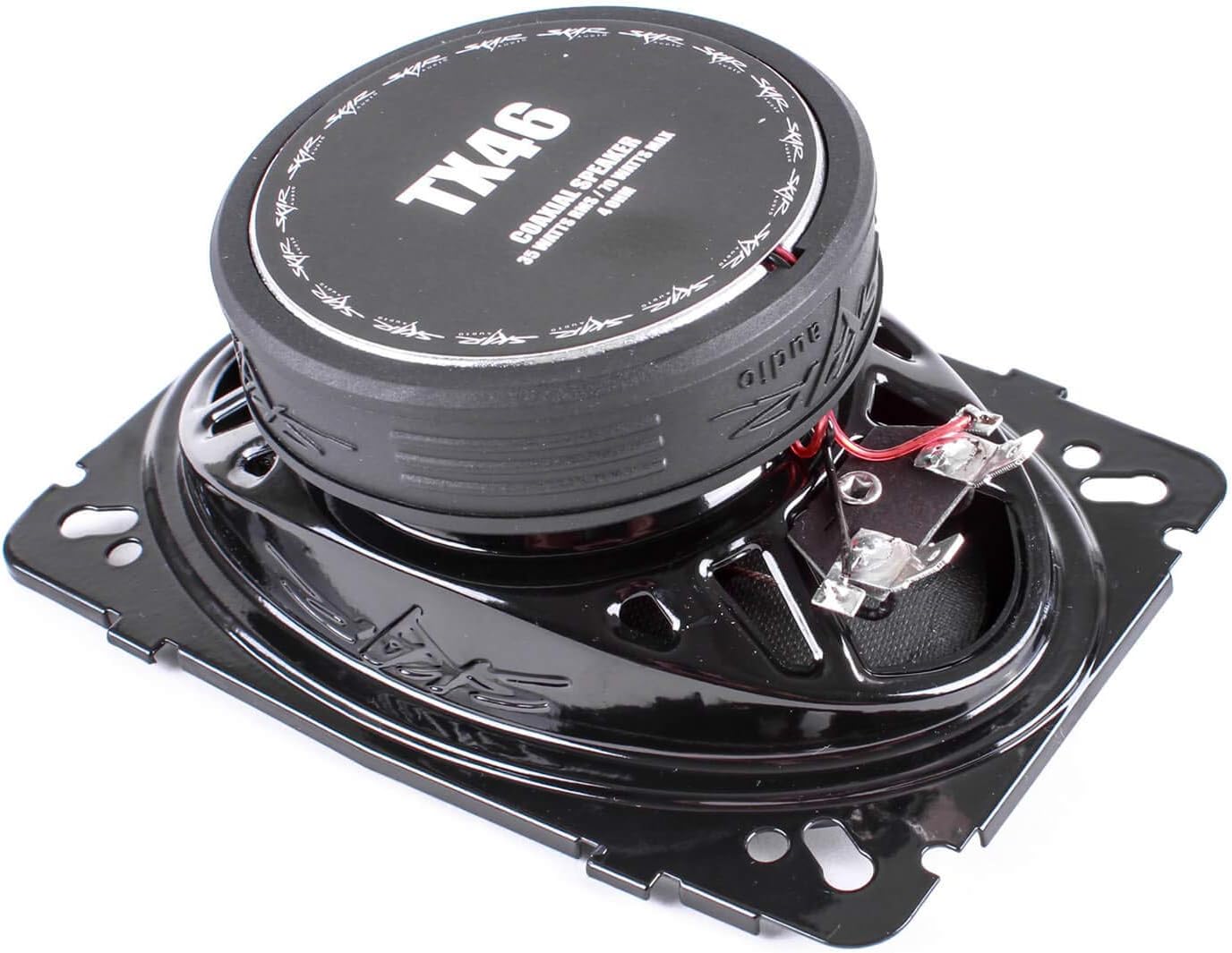 Skar Audio TX46 4" x 6" 140W 2-Way Elite Coaxial Car Speakers, Pair