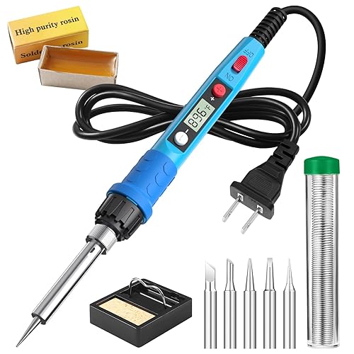 Soldering Iron Kit, 80W 110V LCD Digital Solder Iron Pen