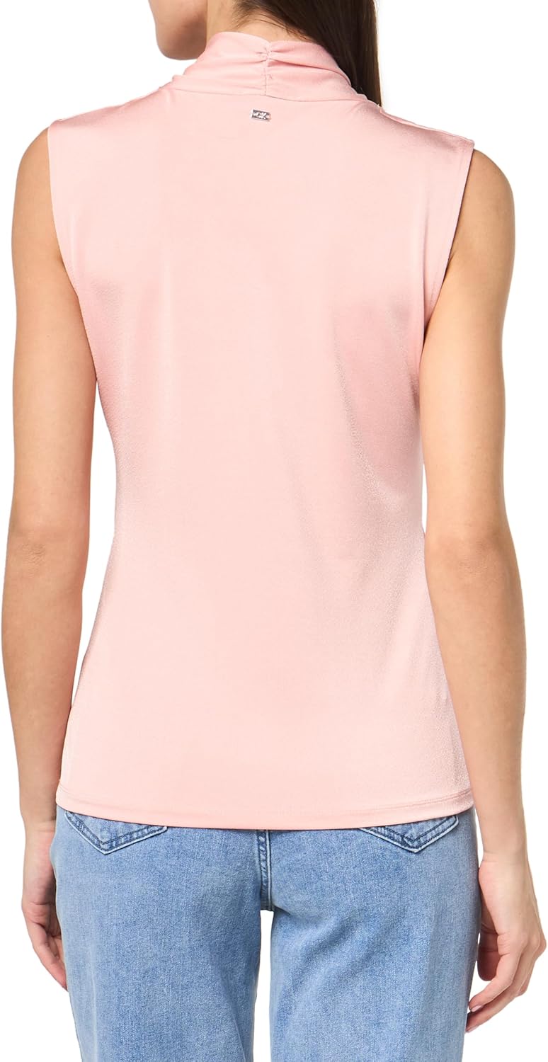 Calvin Klein No Sleeveless Gathered V-Neck Top - Image 5