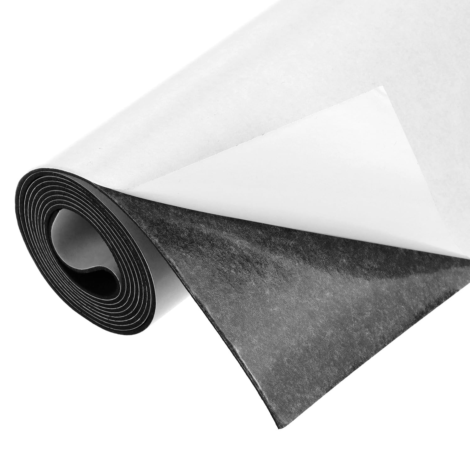 QWORK® Self Adhesive Foam Roll 300mmx 1.5mm x 1.5m - Neoprene, Versatile for Insulation, Impact Resistance, and More