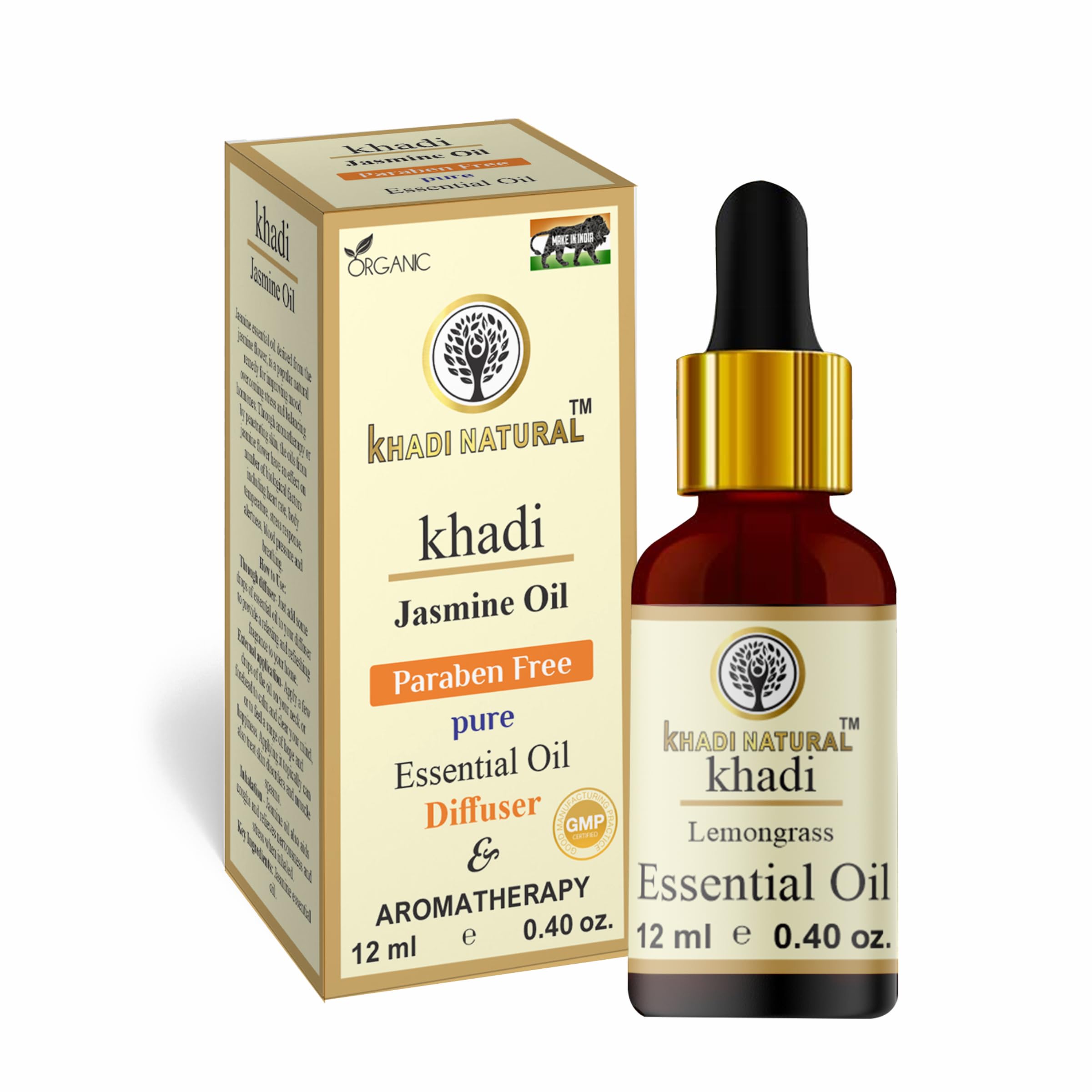 Khadi Natural Jasmine Oil - 12ML Pure Essential Oil for Diffusers, Paraben Free (B0D8Q881Z8) Amazon Price History, Amazon Price Tracker