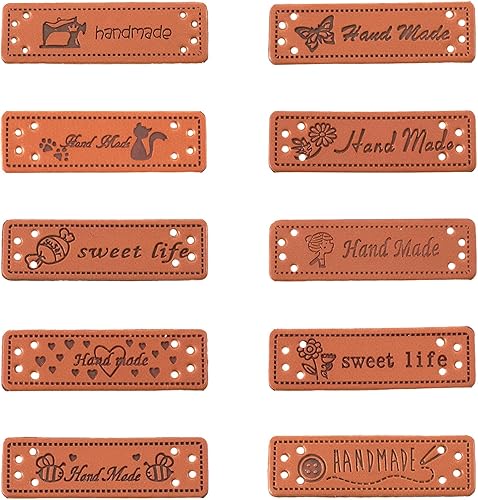 Vista 22 de Cheriswelry 300 piezas de eslabones de madera rectangular con palabra hecha a mano Schima Superba enlaces de madera ovalados etiqueta de rombo 3