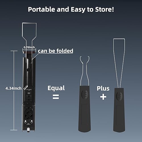 Miniatura 5 de FunHub Extractor de teclas translúcido 2 en 1 para teclado mecánico intercambiable en caliente, fácil de quitar y reemplazar, interruptor y