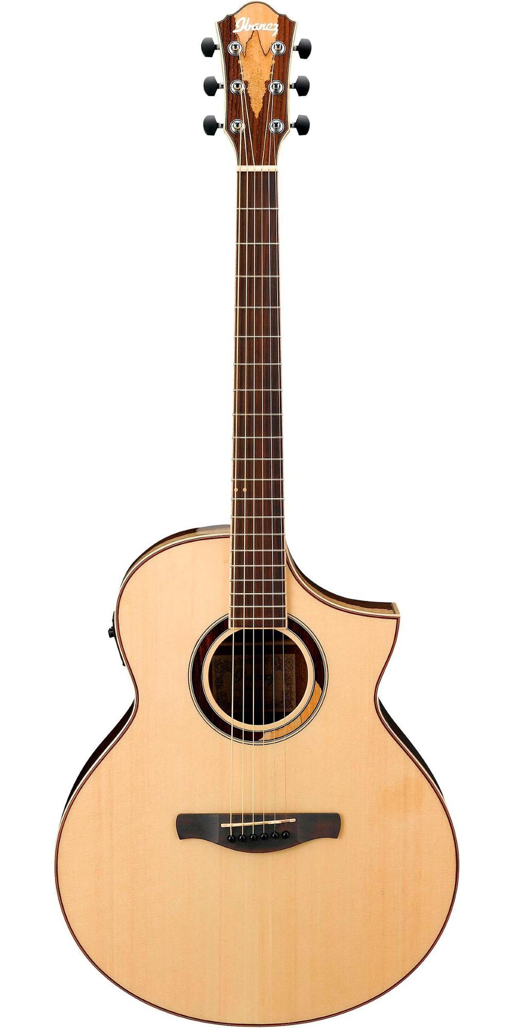 Ibanez AEW51 - Guitarra acústica eléctrica de madera exótica