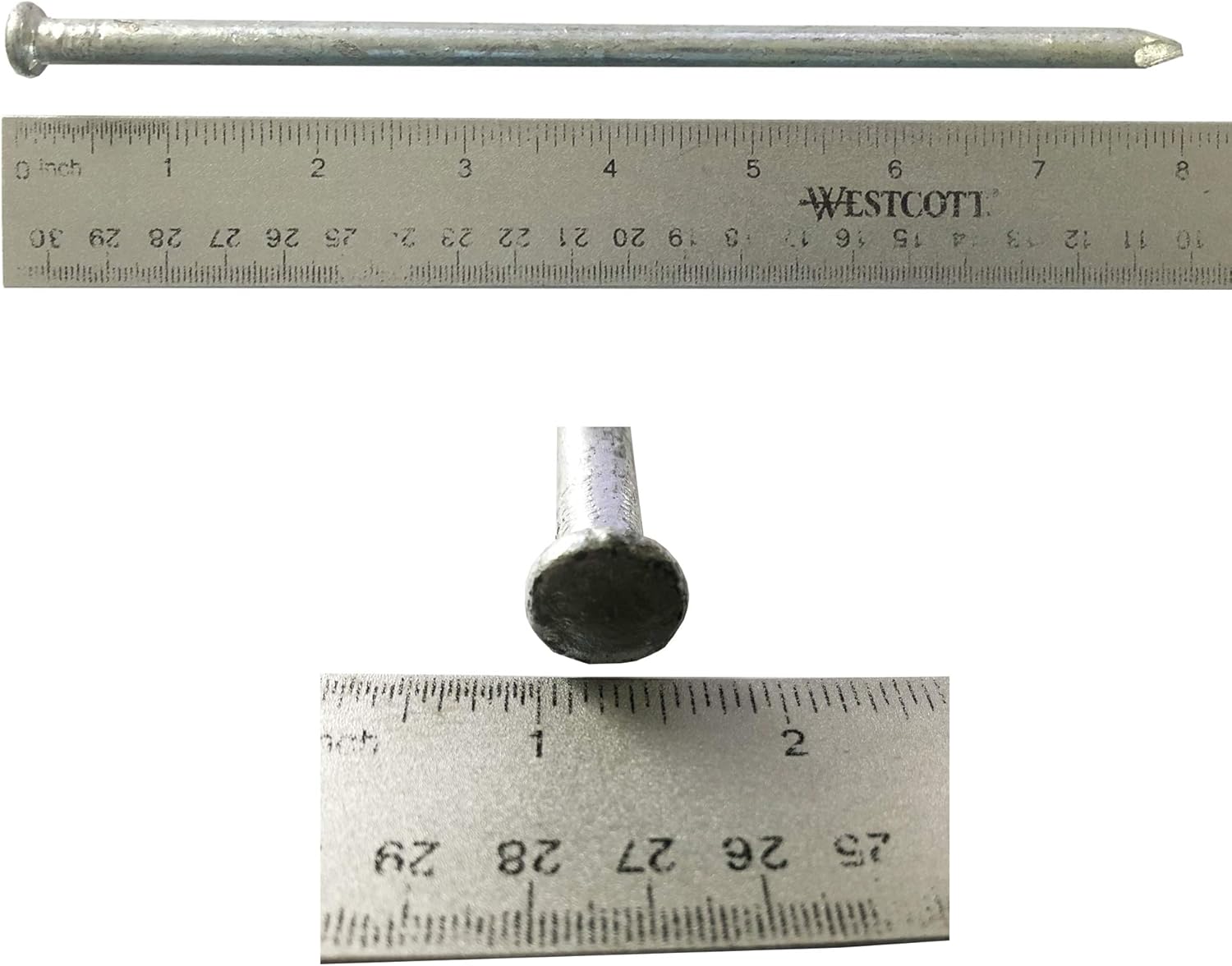 (20) 80d - Galvanized Spike nails - Rust resistant-outdoor or indoor use.