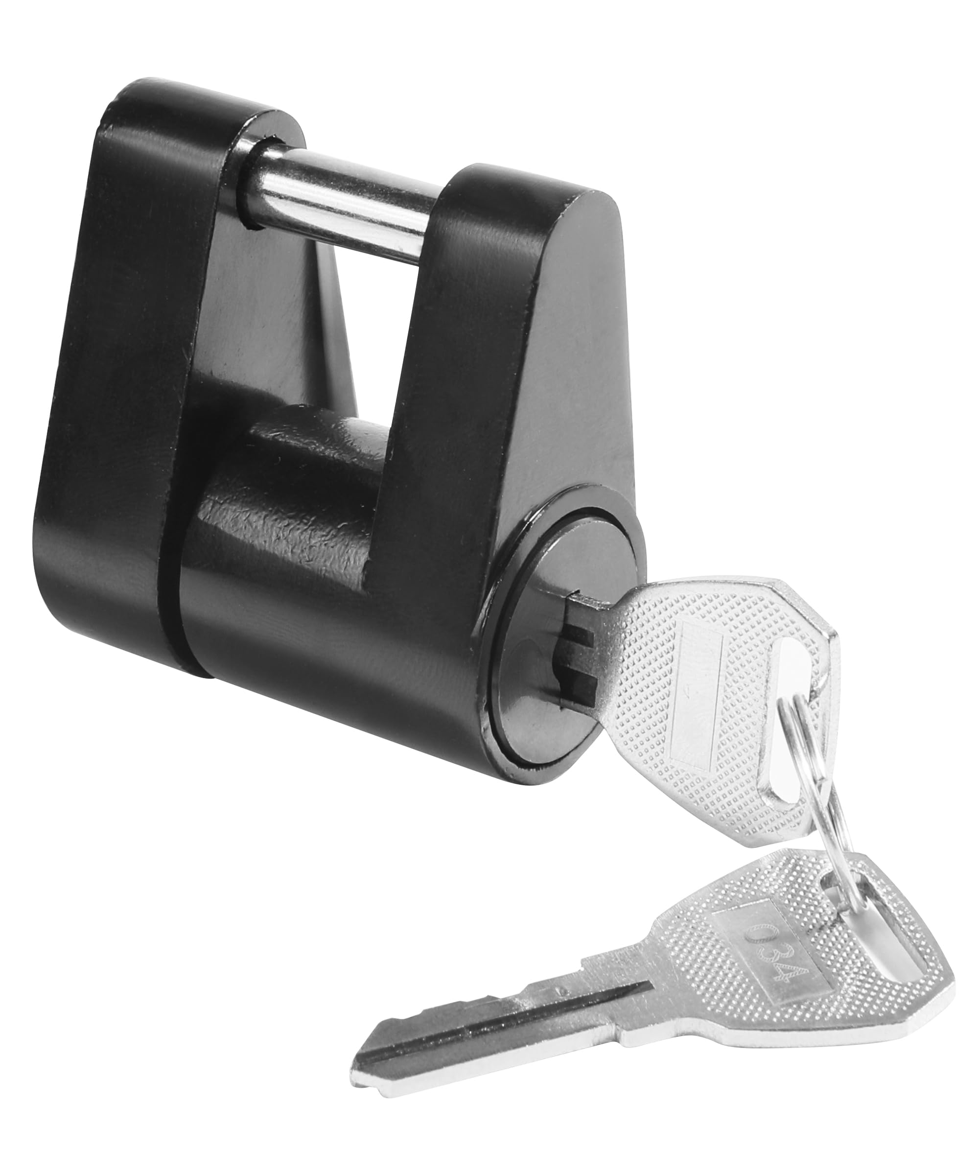 Trailer Lock,Trailer Hitch Locks,Car Accessories Trailer Coupler Lock,Hitch Locks with Keys,Trailer Hitch Pin Lock,Trailer Tongue Lock,Dia 1/4 Inch, 3/4 Inch Span for Tow Boat RV Truck Cars