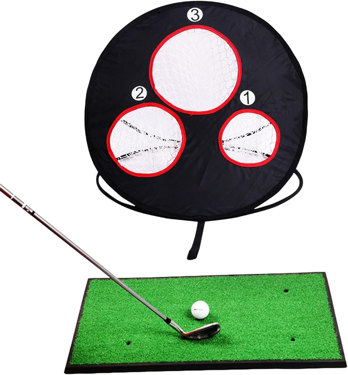 Hitting Net - Portable Golf, Foldable Adjustable Tool Delivering Easy Setup, Training Accessory with Durable Construction, Practice Net Perfect for Men, Golfer, Father, Enthusiast, Indoor, Outdoor